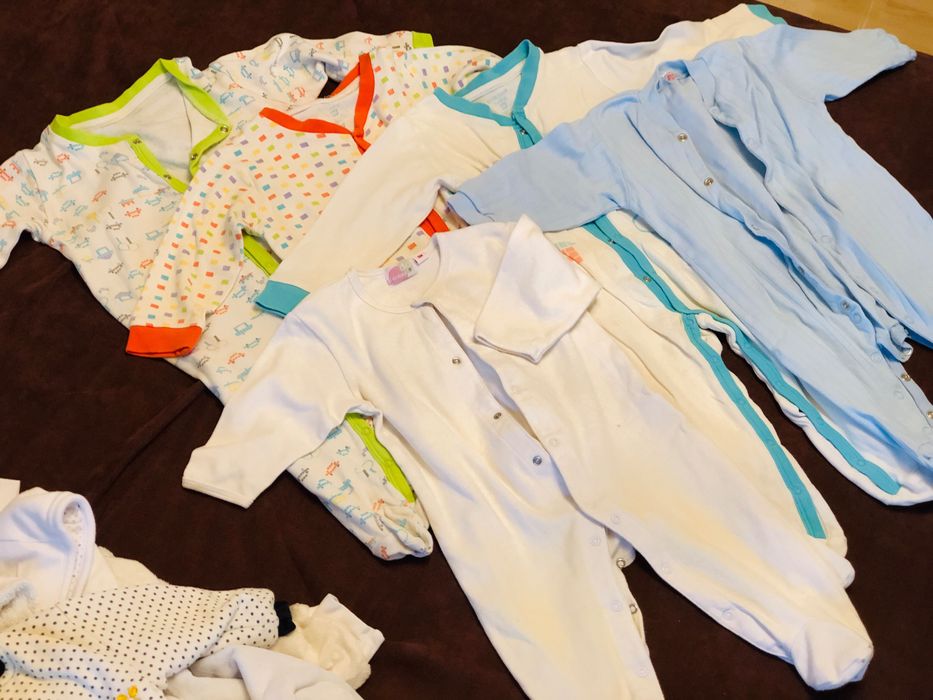 5шт боді-комбінезон 9-12м