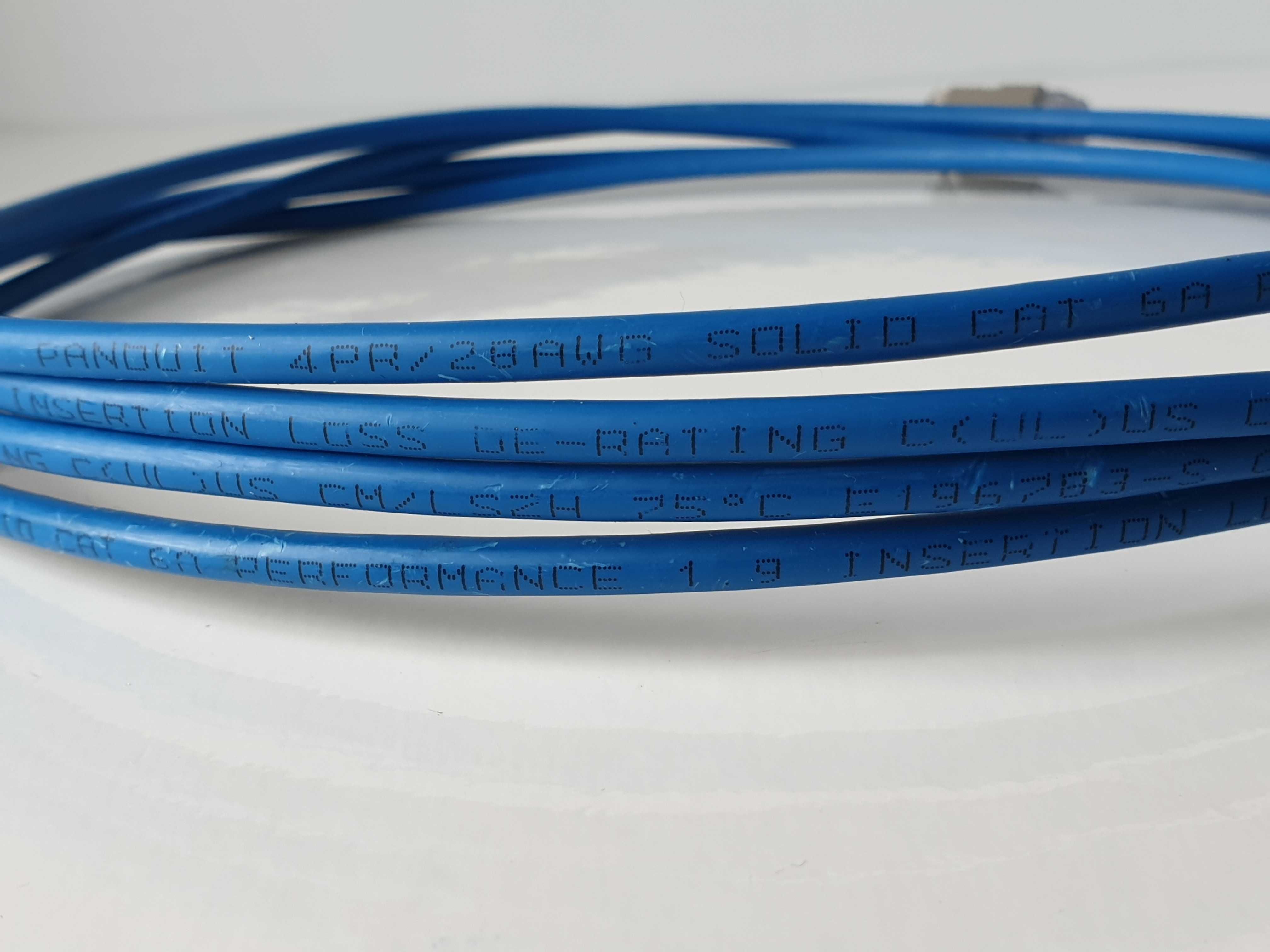 Патч-корд  екранований  10Gig cat 6A  FTP 28AWG,  2м 3m Panduit