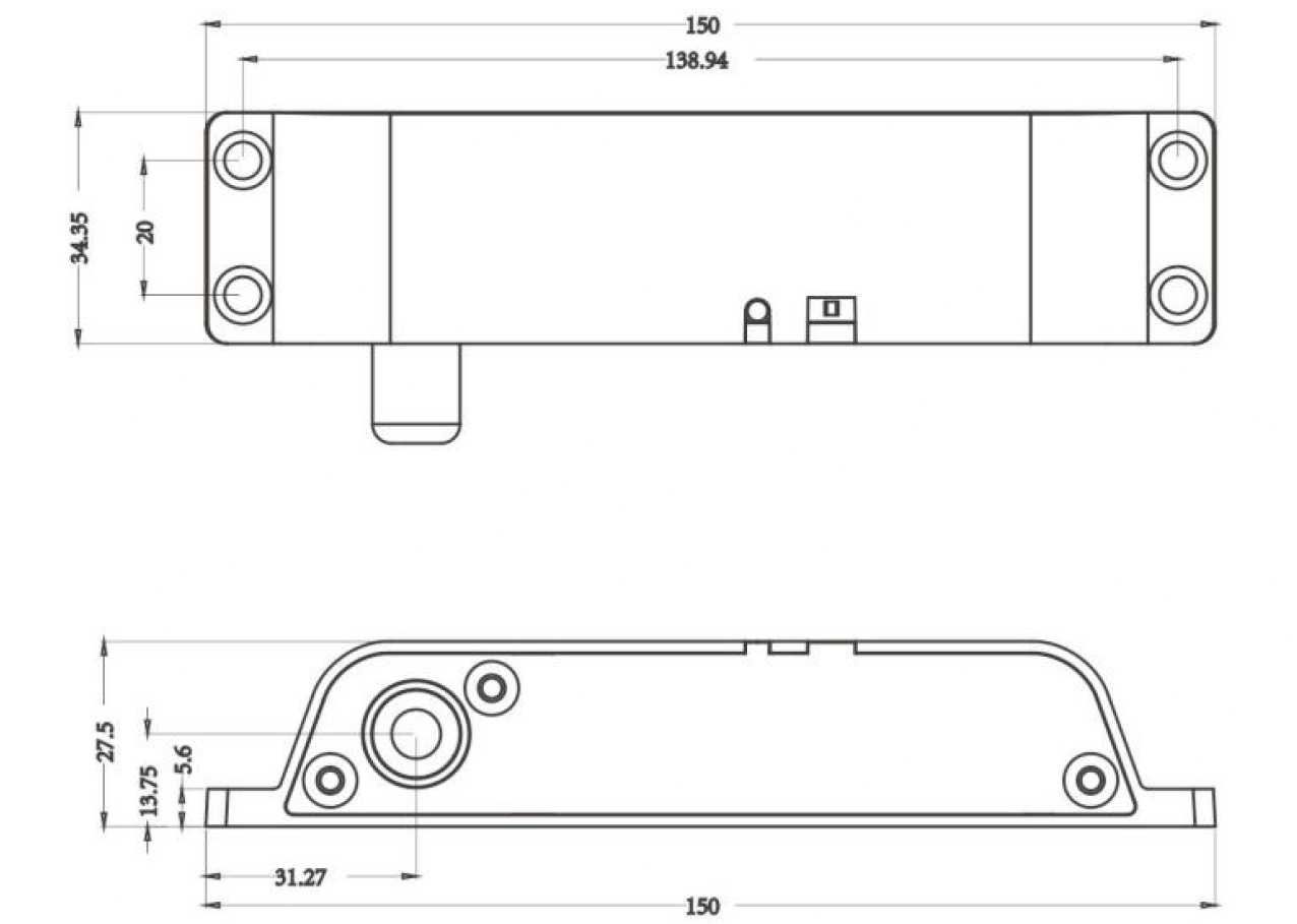 Rygiel elektromagnetyczny ATLO-EB-L06 Rewersyjny