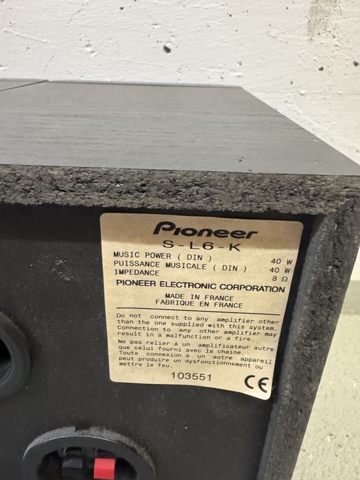 Pioneer S-L6 -K ……………..