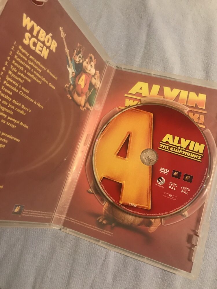 Alvin i wiewiórki 1 film na DVD