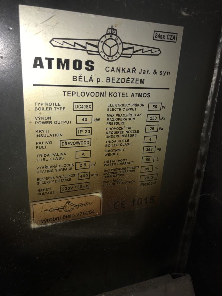 Atmos котел 2 100 $ твердопаливний, не altep, candale