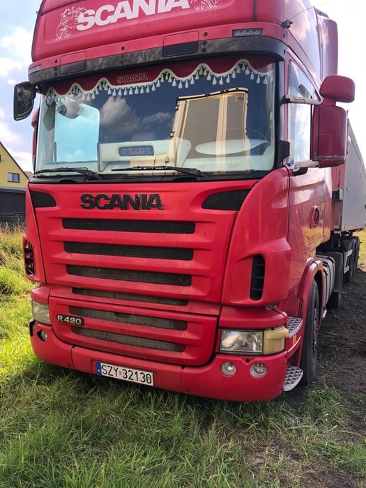 Scania r420 czerwona