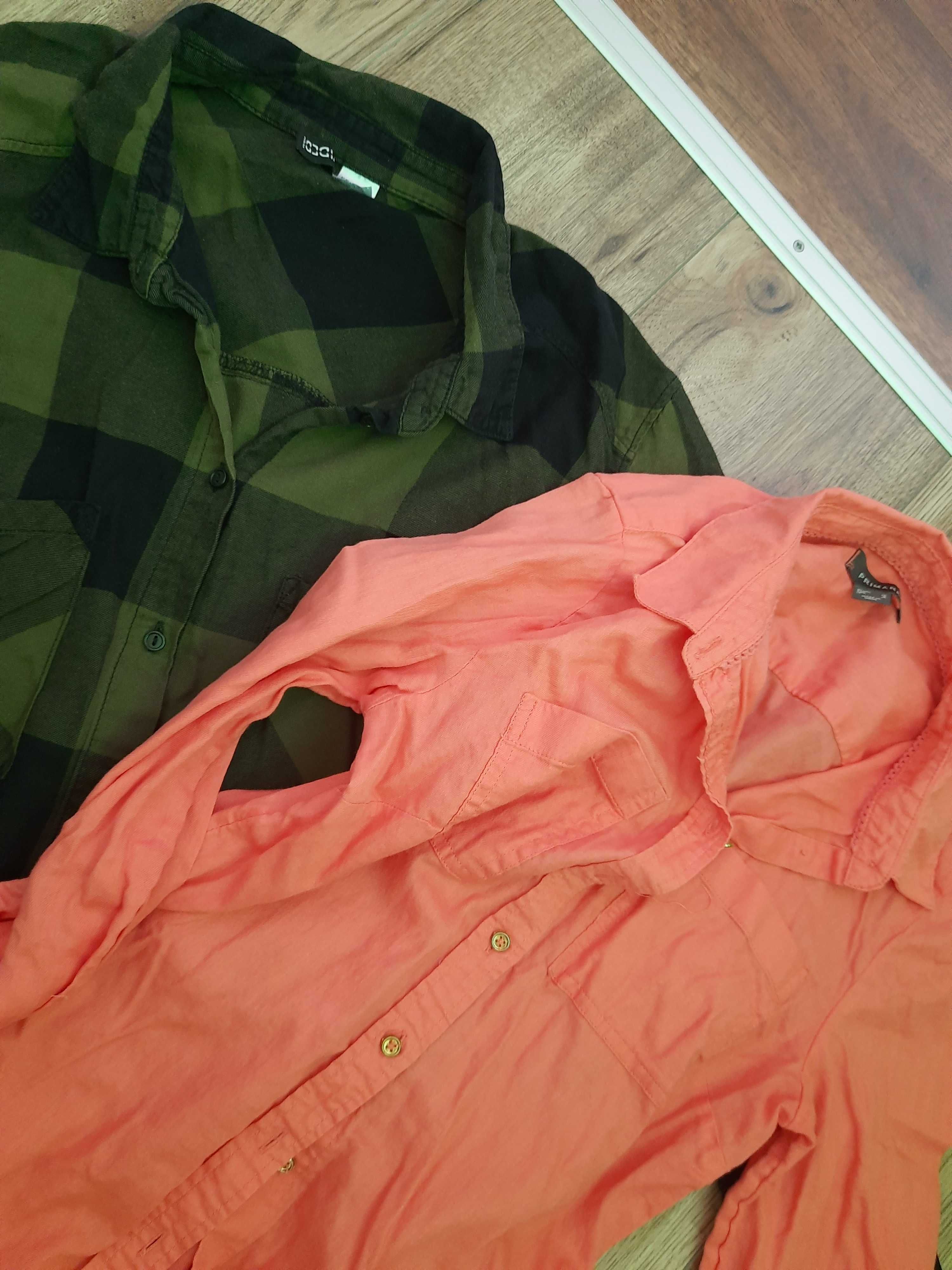 2 koszule dluzsze primark i H&M 38 M