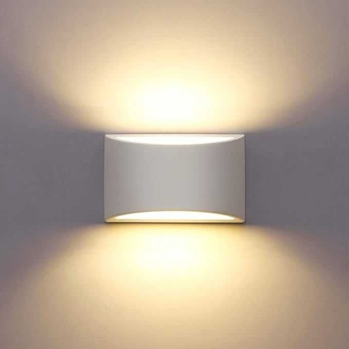 Kinkiet LED ceramiczny 20x12x8,5 biały nowy