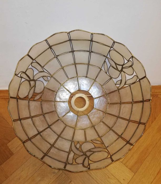 Stary klosz z masy perłowej - Retro Vintage