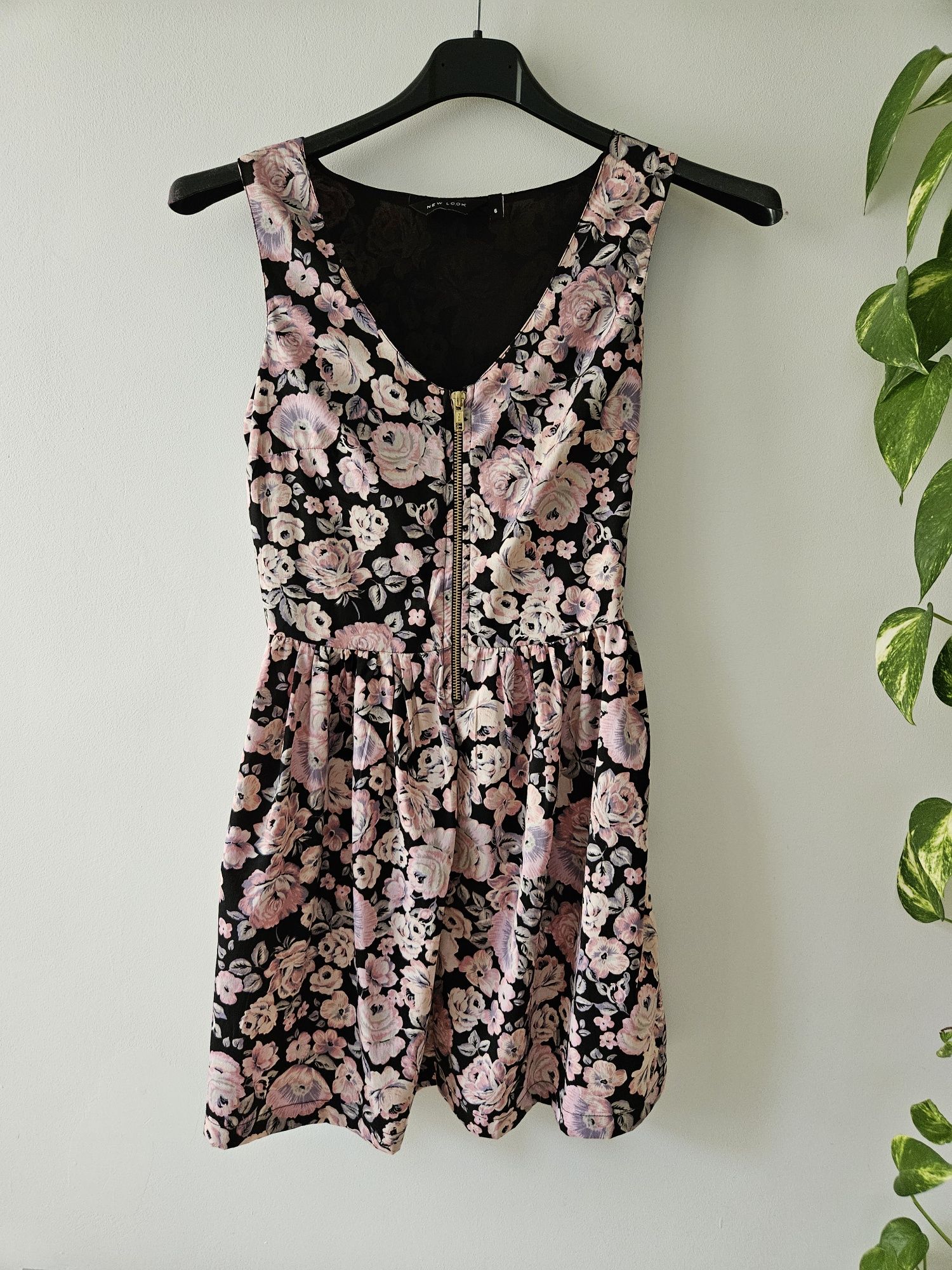 Sukienka New Look kwiaty zip
