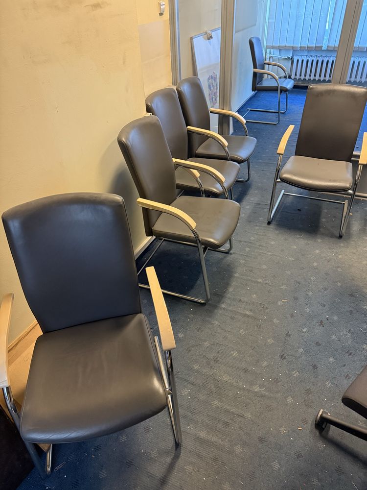 Krzesło konferencyjne, biurowe, 6 szt.
