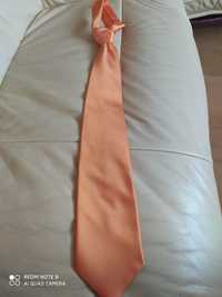 Krawat markowy pomarańcza męski może być i damski