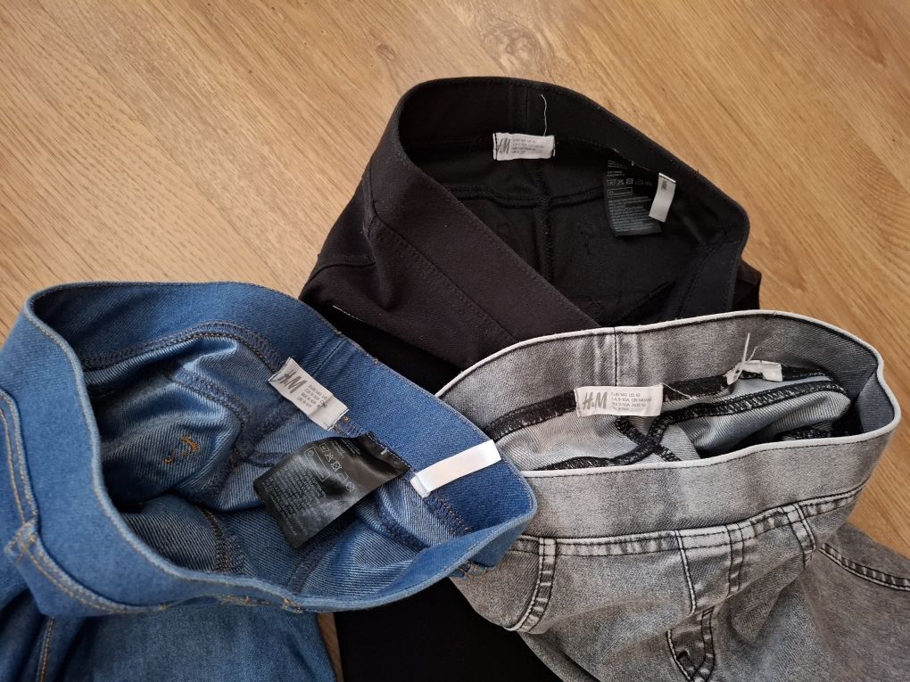 H&M legginsy jegginsy spodnie 140