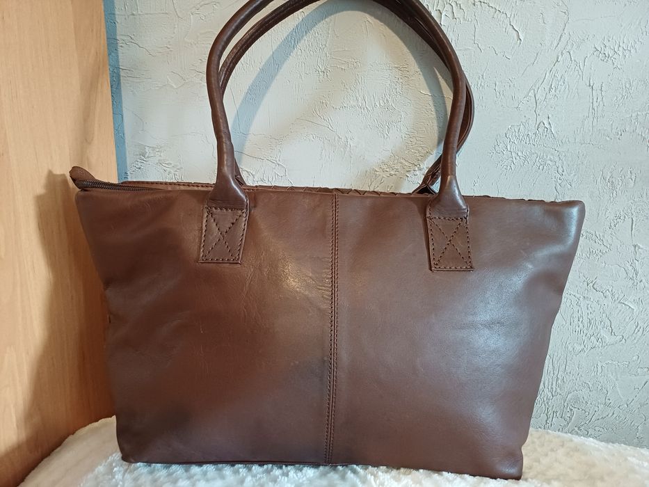 Сумка East натуральная кожа