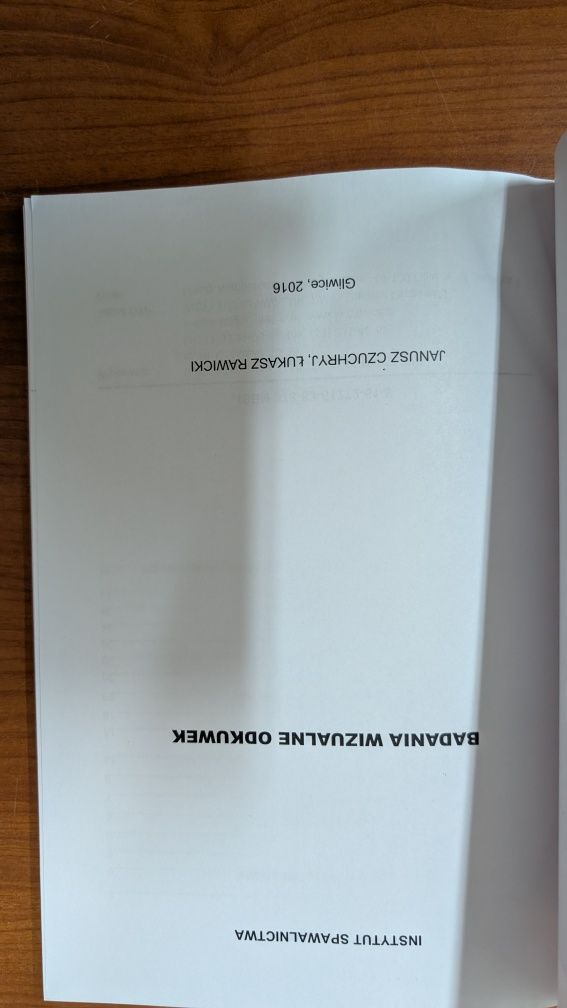 Książka Badania wizualne odkuwek