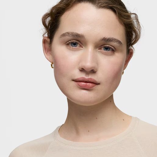 Kolczyki koła TOUS Basics złote Vermeil