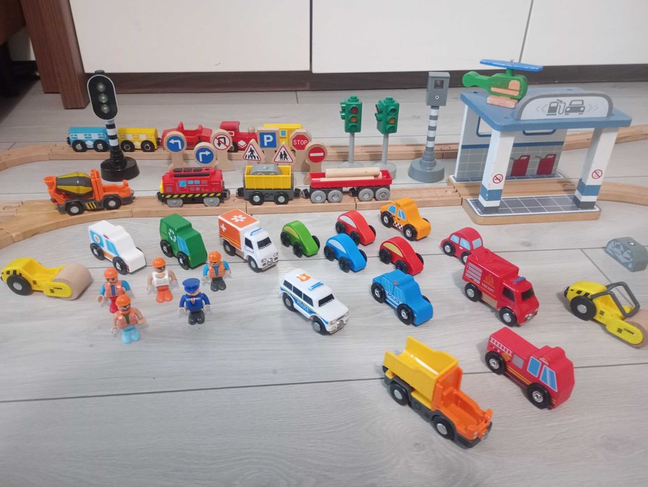 Drewniane tory zabawki Lubin