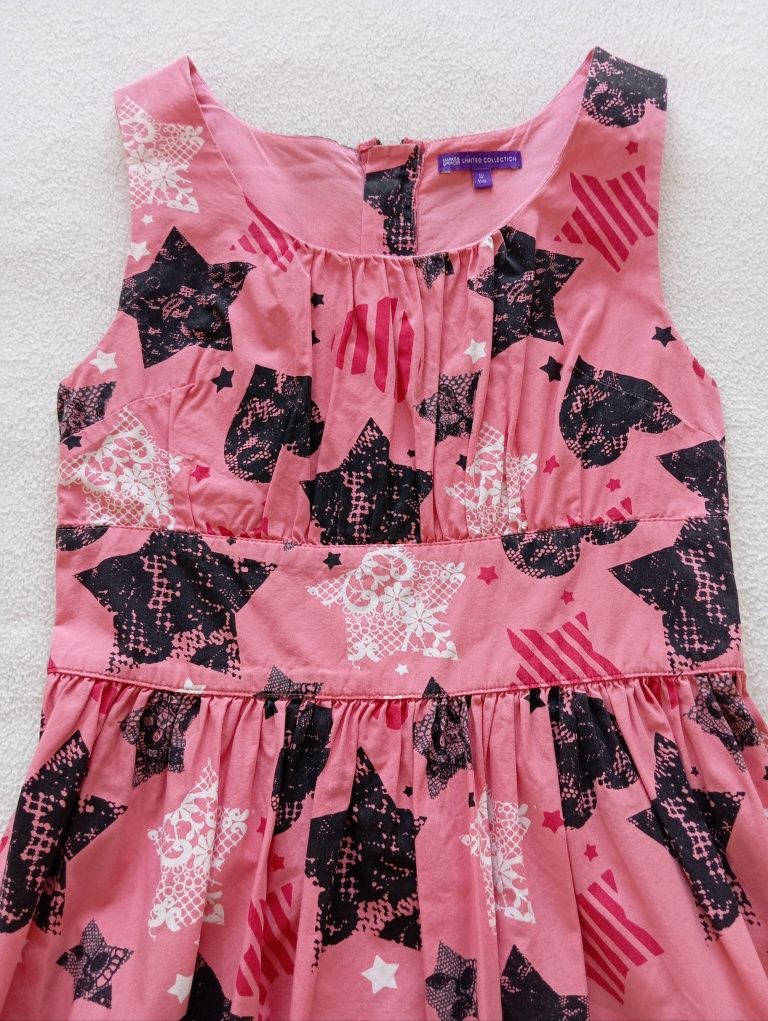 R. 152 sukienka elegancka, wizytowa, różowa, bdb stan