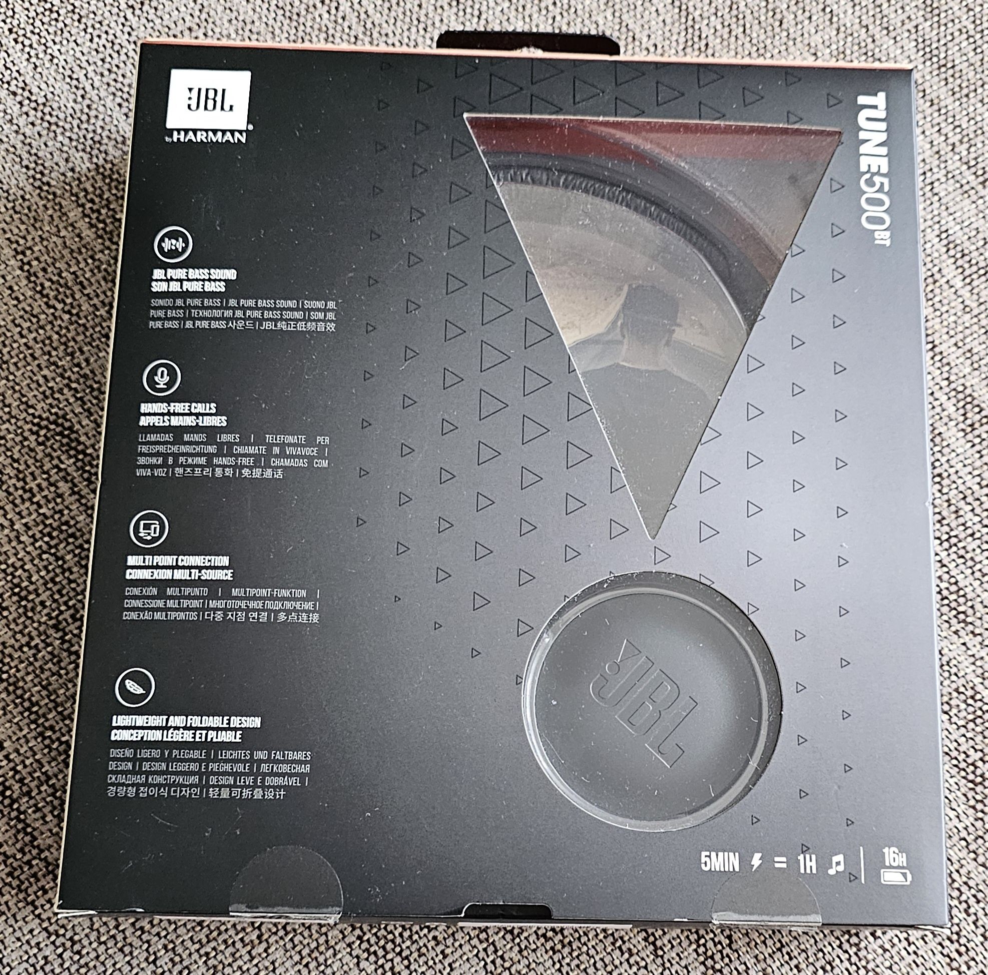Sluchawki bezprzewodowe JBL Tune 500 bt