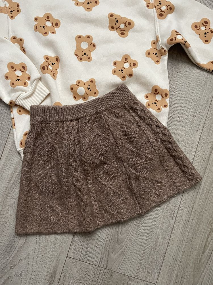 Світшот спідниця Zara 104розмір
