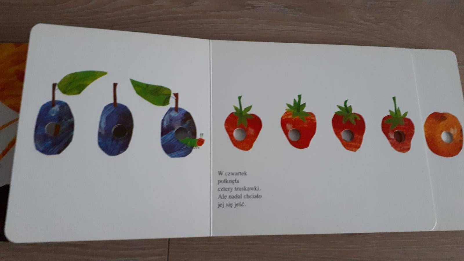 Książka dla dzieci "Bardzo głodna gąsienica" , Eric Carle