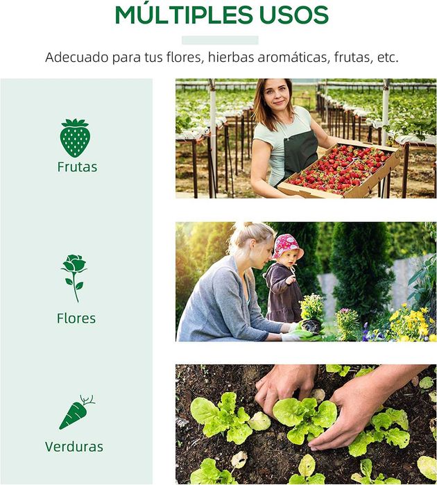 Estufa de terraço, 120 x 60 cm