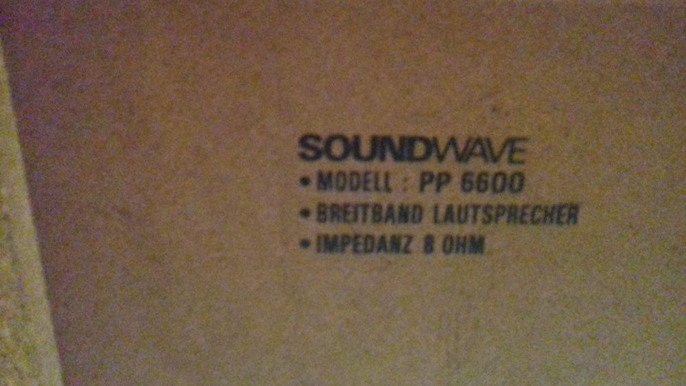 Głośniki SoundWawe Model - PP 6600 *8 OHM