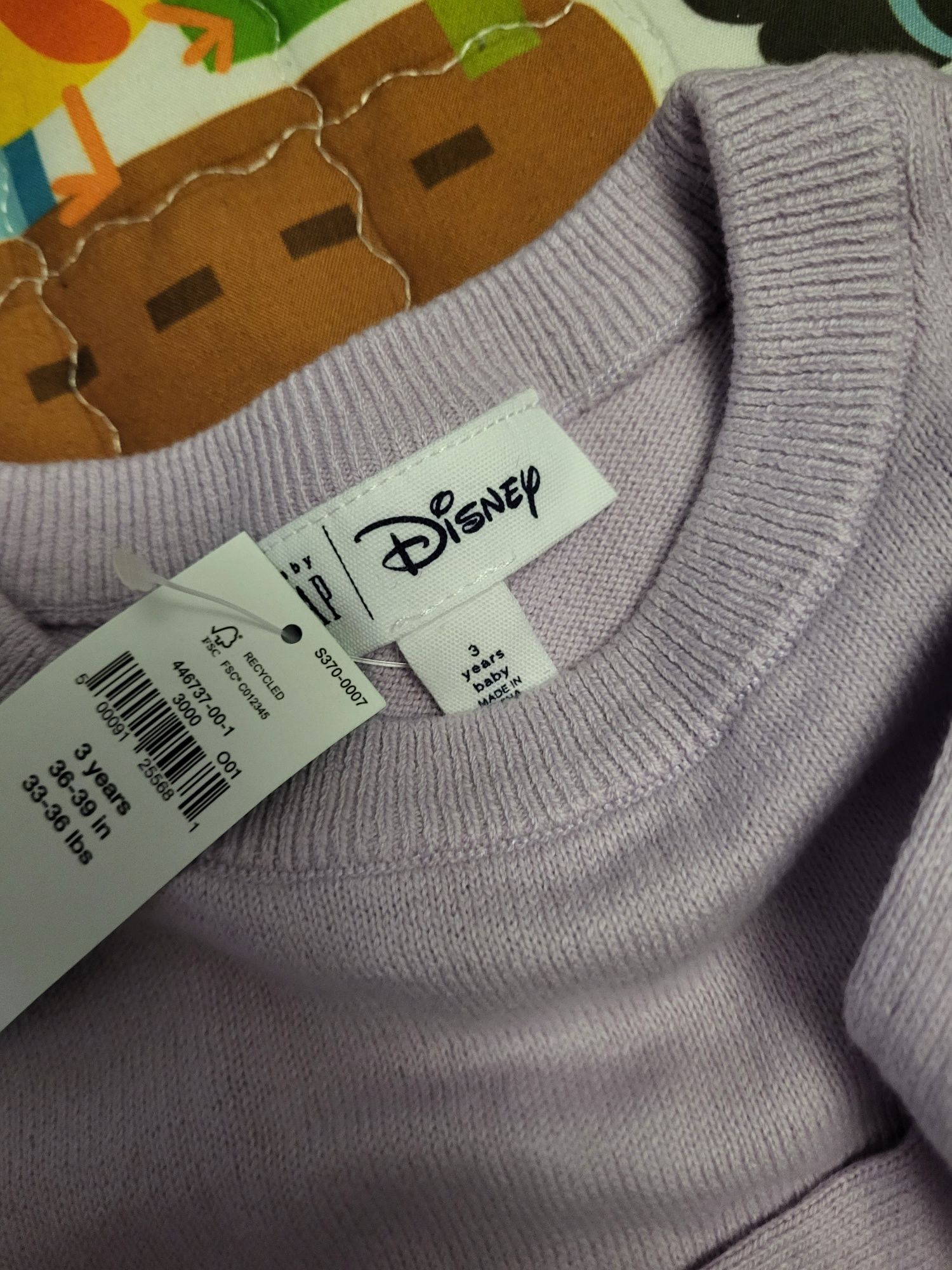 Светр дитячий disney gap