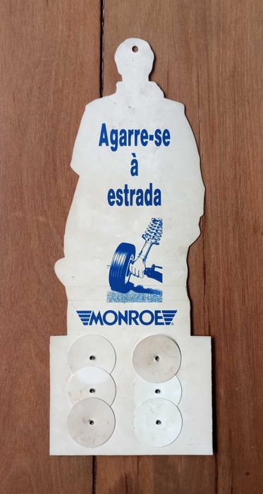 Publicidade amortecedores Monroe com horário de funcionamento anos 80