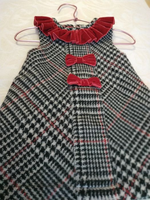 Vestido de Natal para bebé 12 meses