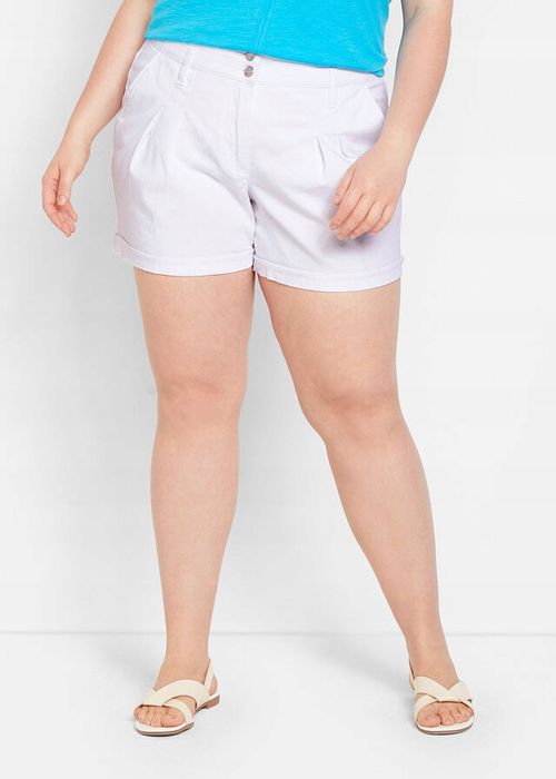 B.P.C białe krótkie spodenki chino 44.
