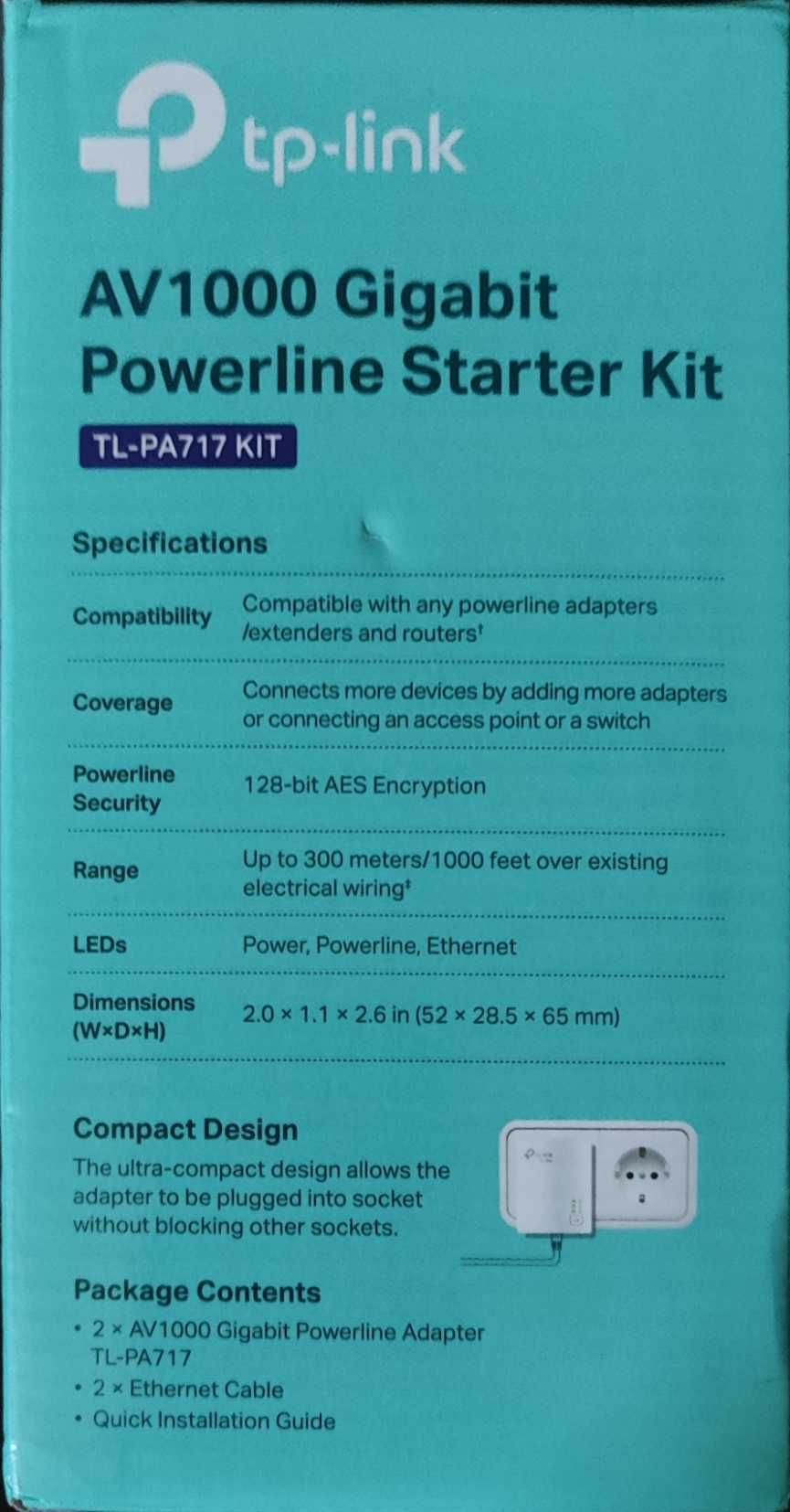 Tp-link Powerline Network Extender AV1000