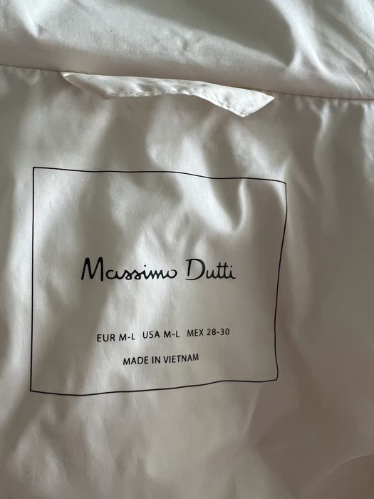 Massimo Dutti kurtka parka płaszcz prochowiec M L puchowa L