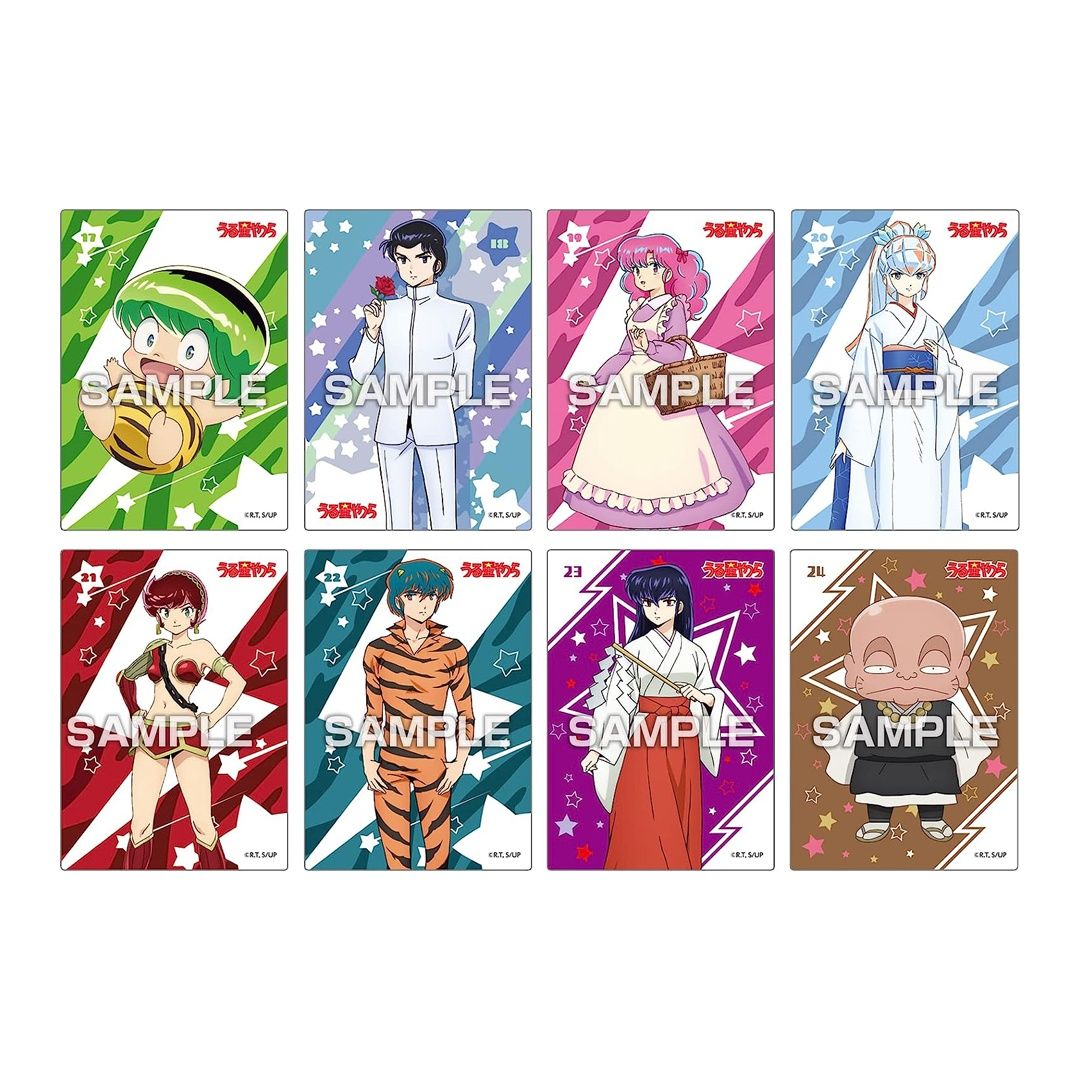 Urusei Yatsura anime manga karty kolekcjonerskie ci kosmiczni natręci
