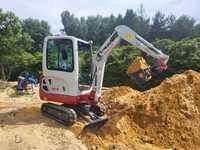 Usługi Minikoparką Takeuchi 1.9T