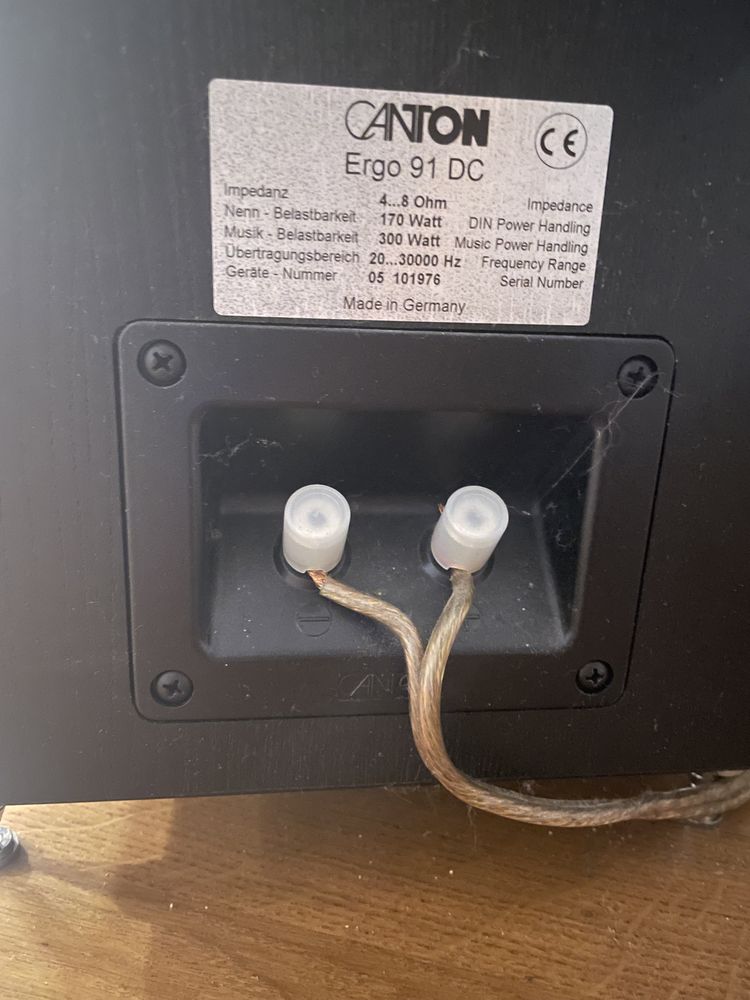 Canton Ergo 91 DC 2 x 300W trójdrożne kolumny podłogowe