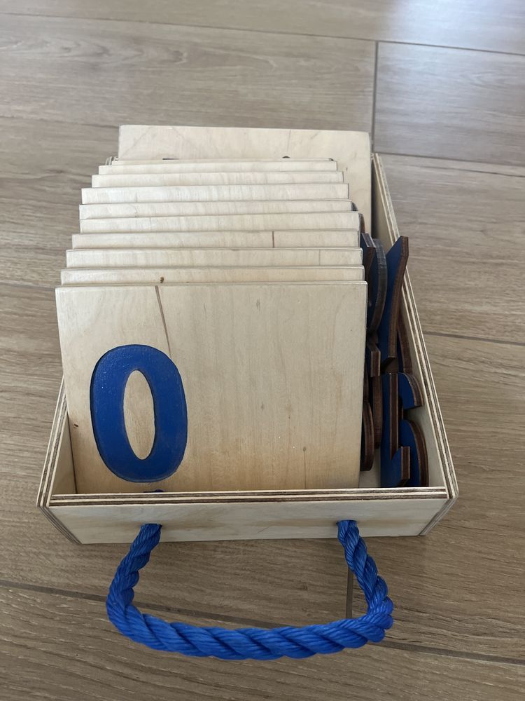 Cyfry do nauki liczenia Montessori