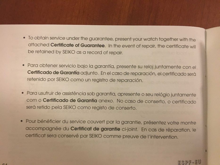 relógio SEIKO cronografo