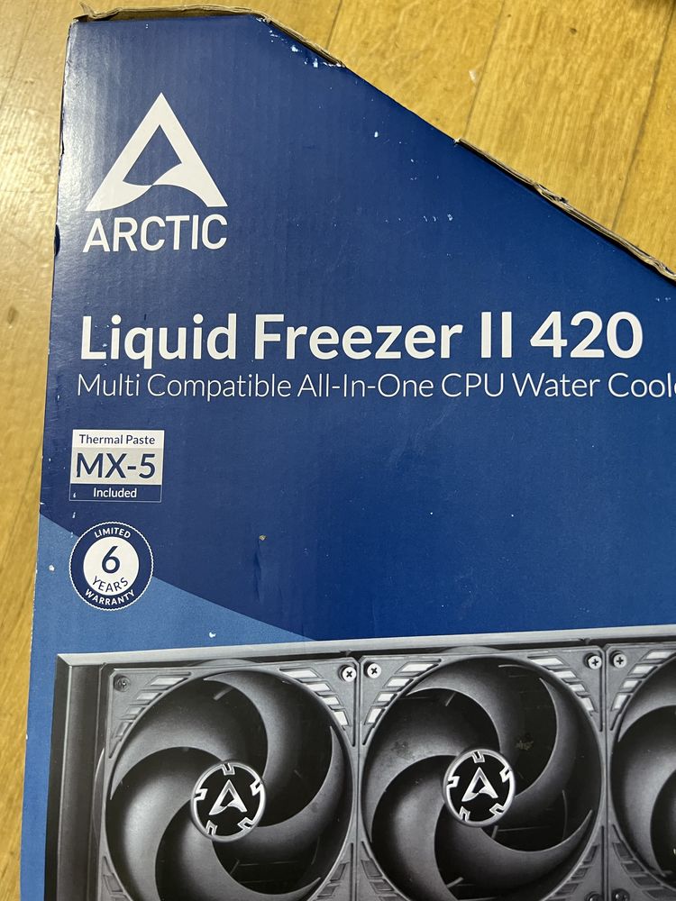 Water Cooler CPU Arctic Liquid Freezer II 420 All-In-One - NOVO