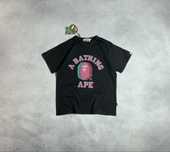 Нова Футболка Bape Glitch Art College T-shirt Black