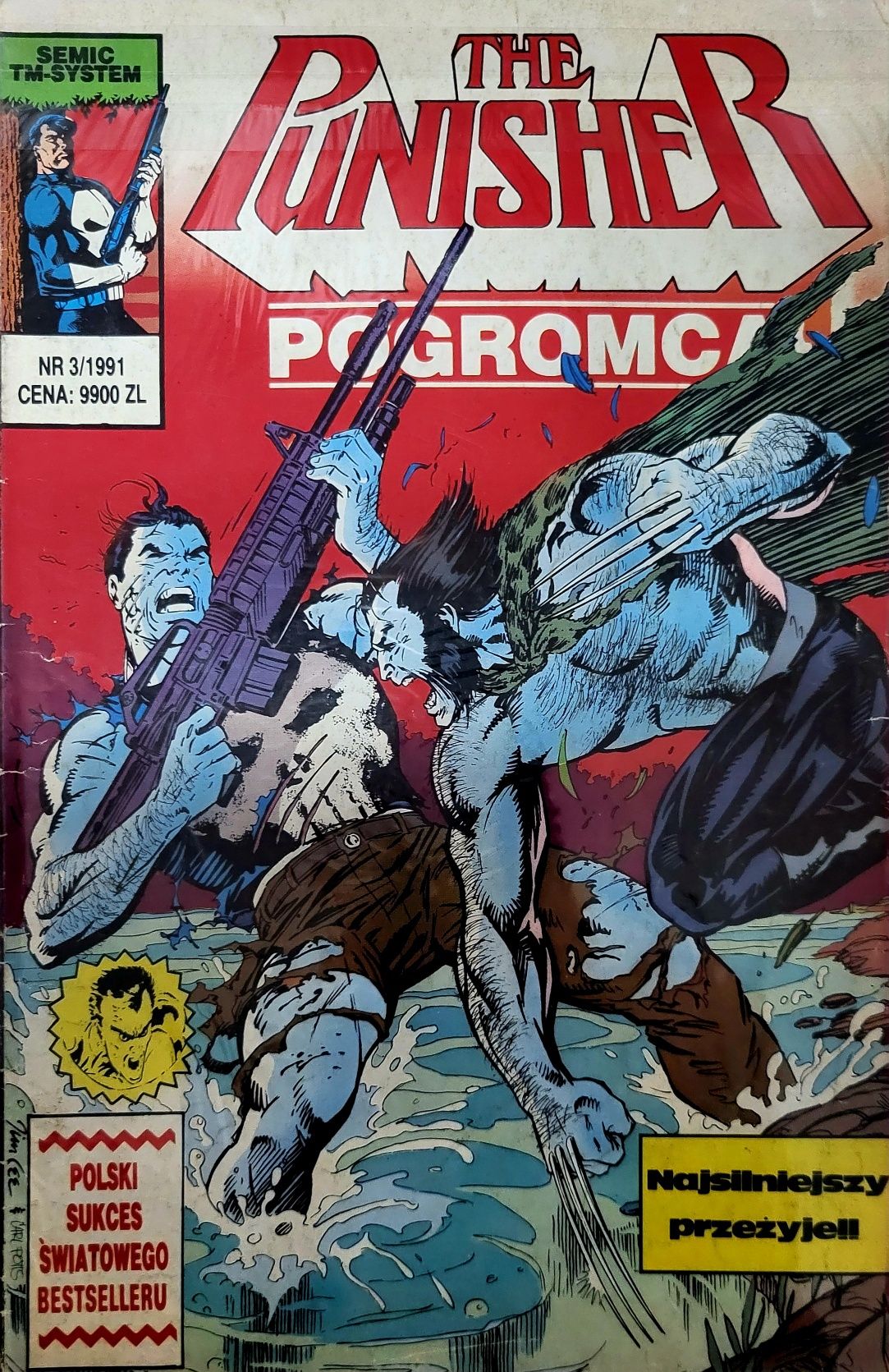 Komiks The Punisher Pogromca 3/1991 db+