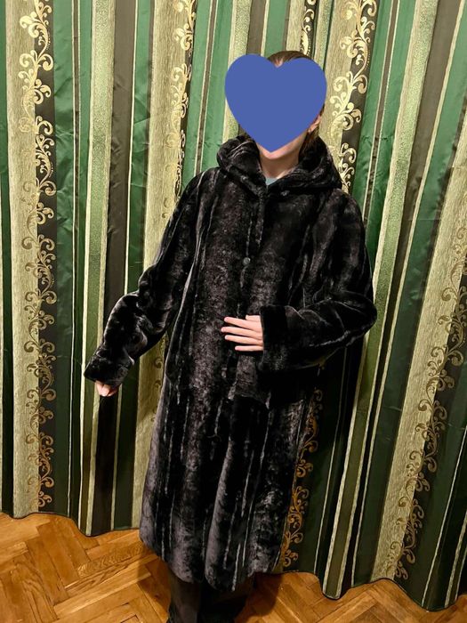 Натуральна шуба з мутона в ідеалі 54 розмір