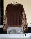 Bluza futerkowa z panterką M 38