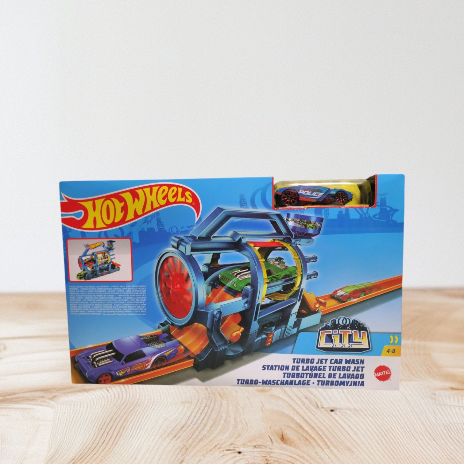 Zestaw Hot Wheels Turbo Myjnia