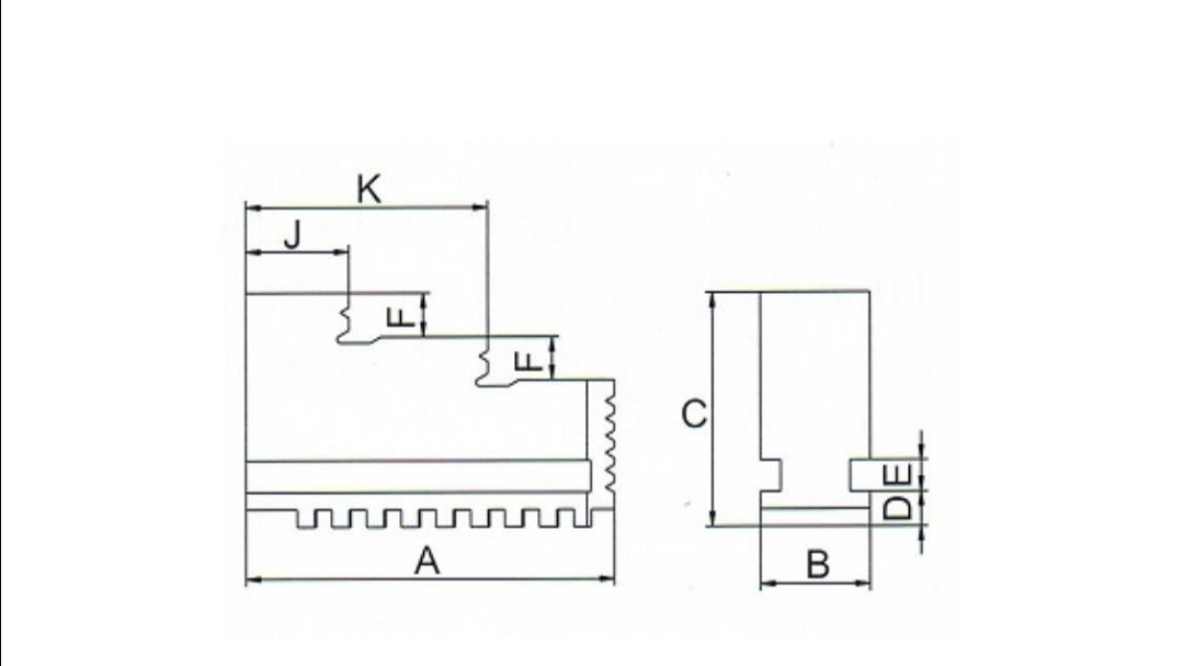 Szczęki tokarskie (80,100,125) niemieckie