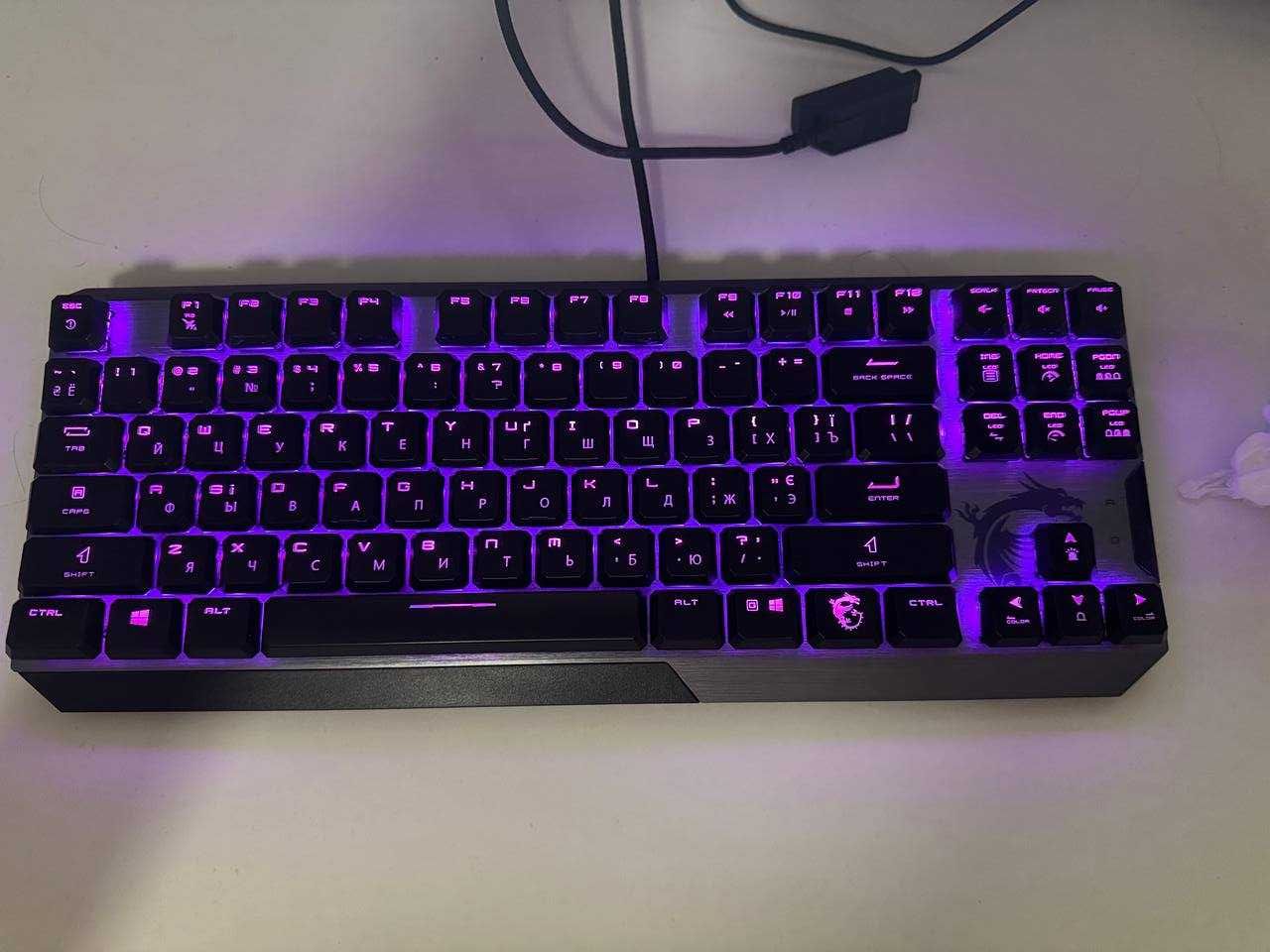 Супер цена 940 ГРН! Клавиатура MSI Vigor GK50 Low Profile TKL