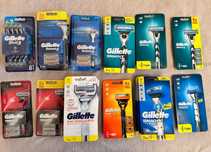 Станки, картриджі, Gillette Mach3, Fusion, Proglide, Venus ,Bic