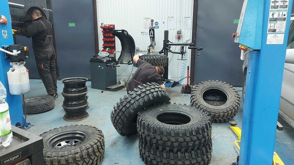 Wymiana Opon WULKANIZACJA Sulejówek Niskoprofilowe RUN FLAT, mechanika