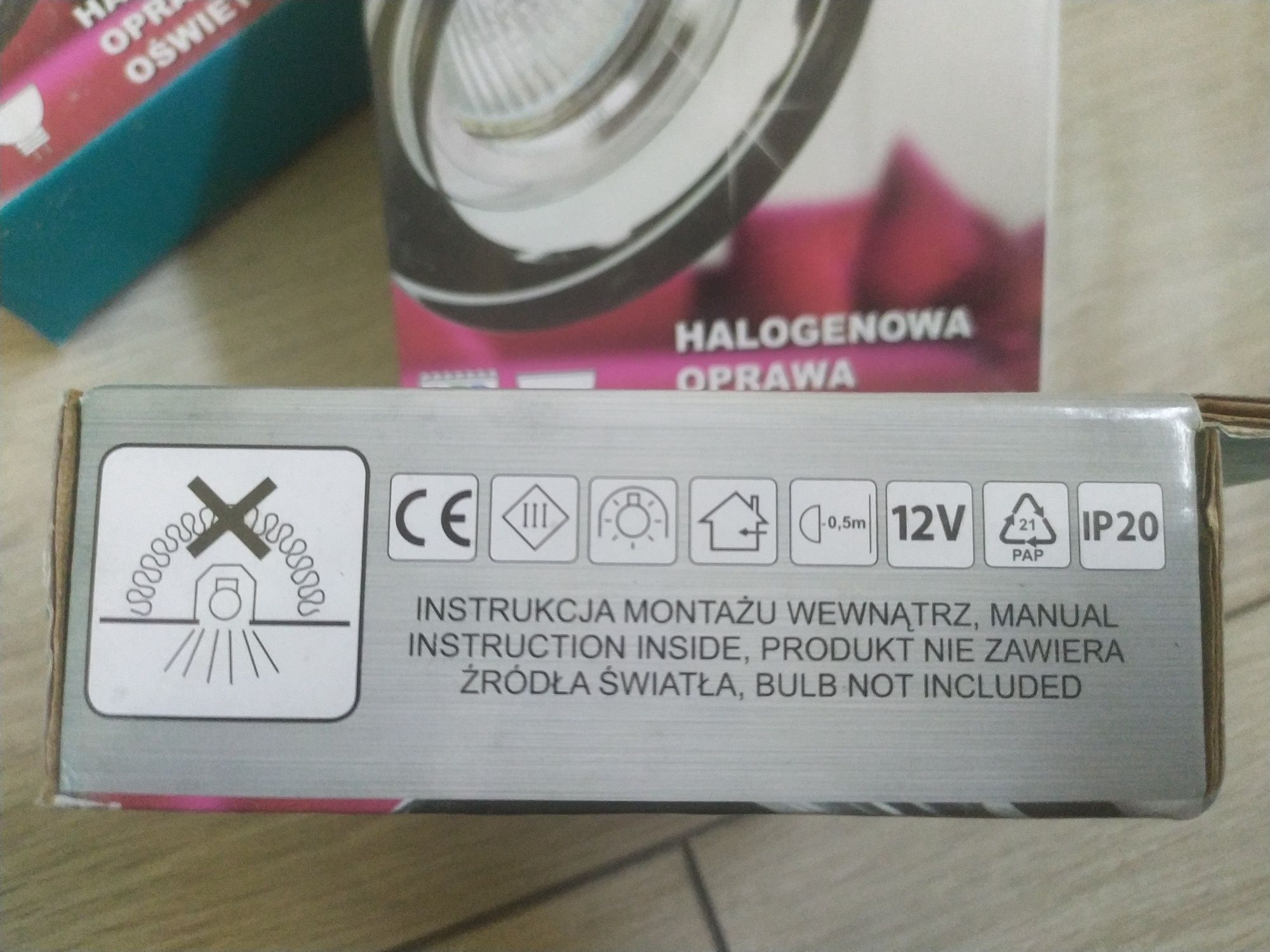 Halogenowe oprawy oświetleniowe nowe 4sztuki