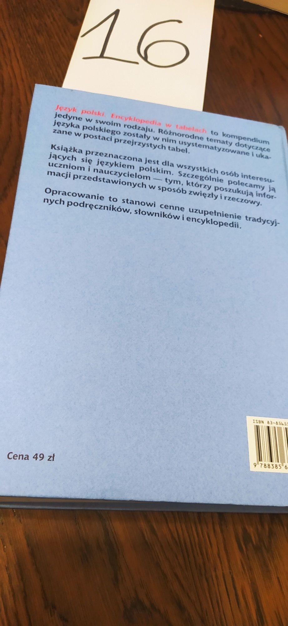 Język polski Encyklopedia W Tabelach