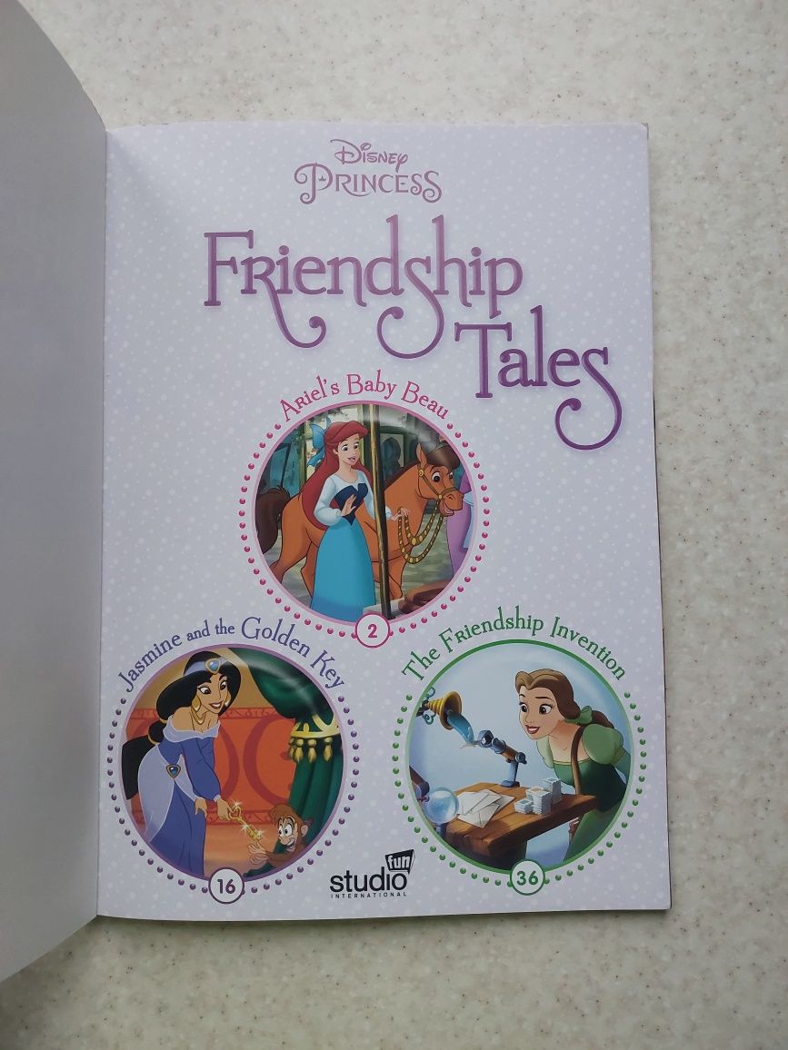 disney princess friendship tales казки про принцес дісней книга англ