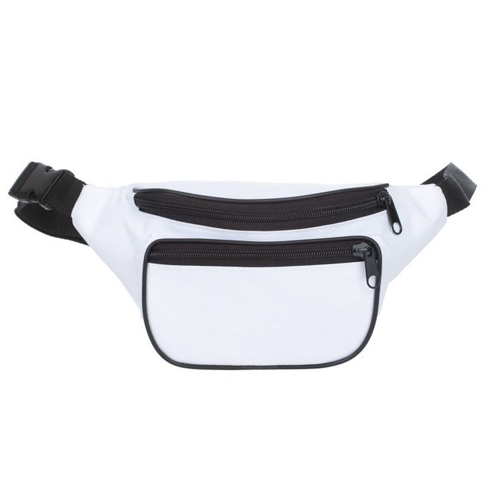 NERKA saszetka biodrówka solidna polska N001 biała