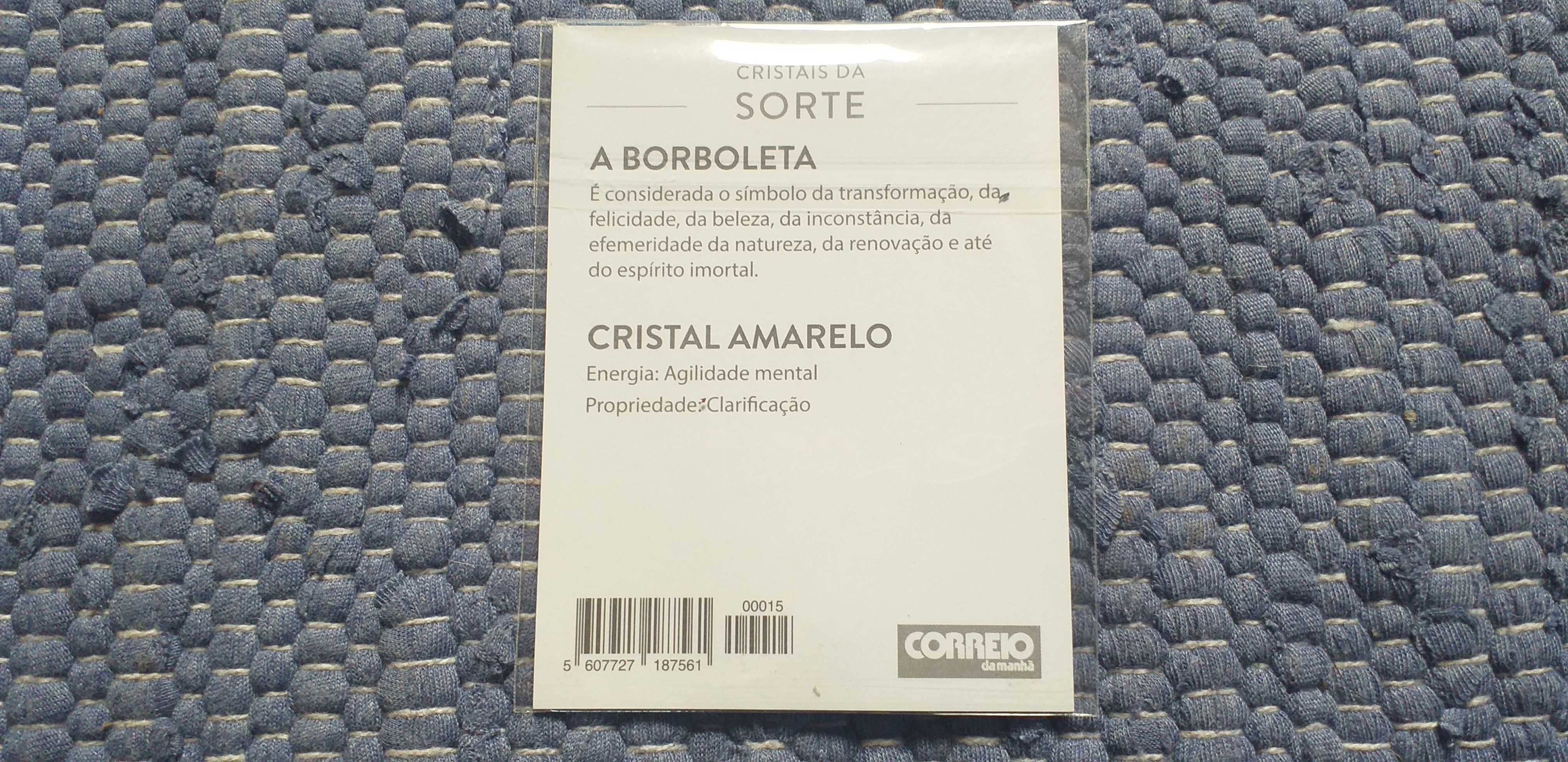 Crostais da Sorte - Borboleta - novo - portes incluidos